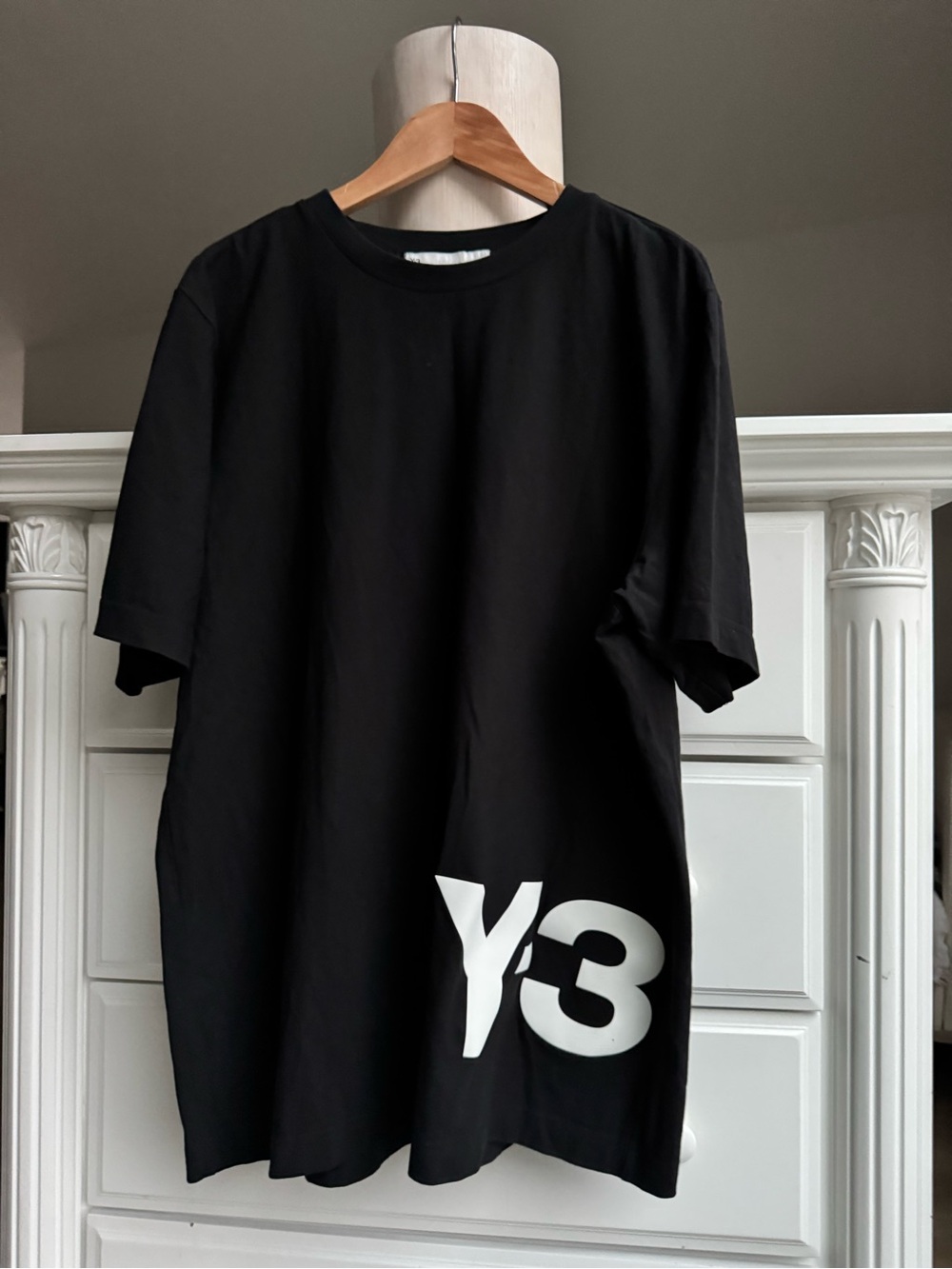 Y-3 Yohji Yamamoto Logo Oversized T-Shirt Size L